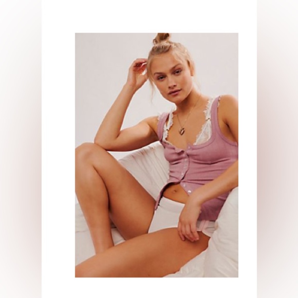 Brand new free people - End game pointelle tank